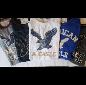 5 American Eagle shirts